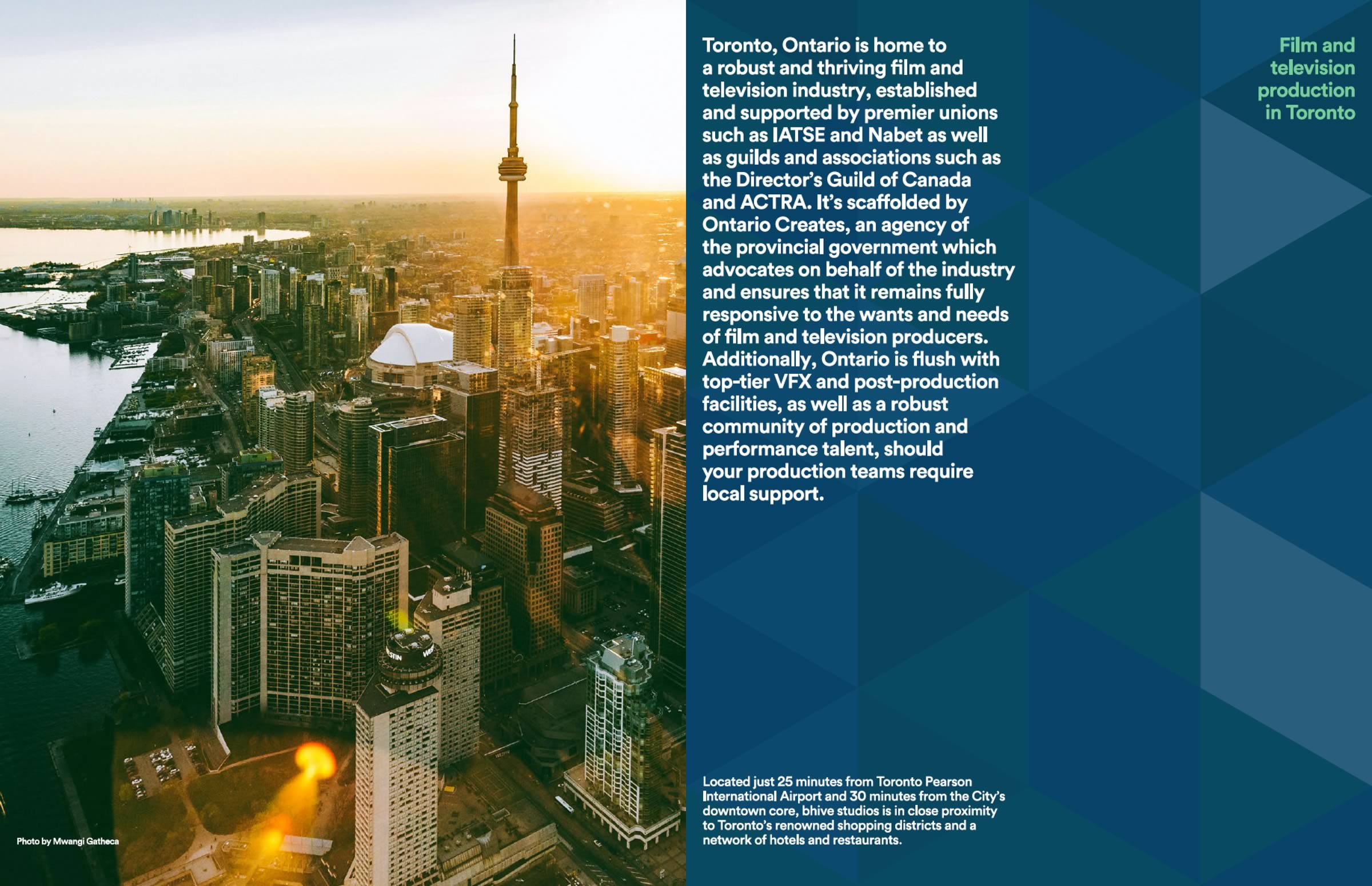 Bhive Studios brochure interior