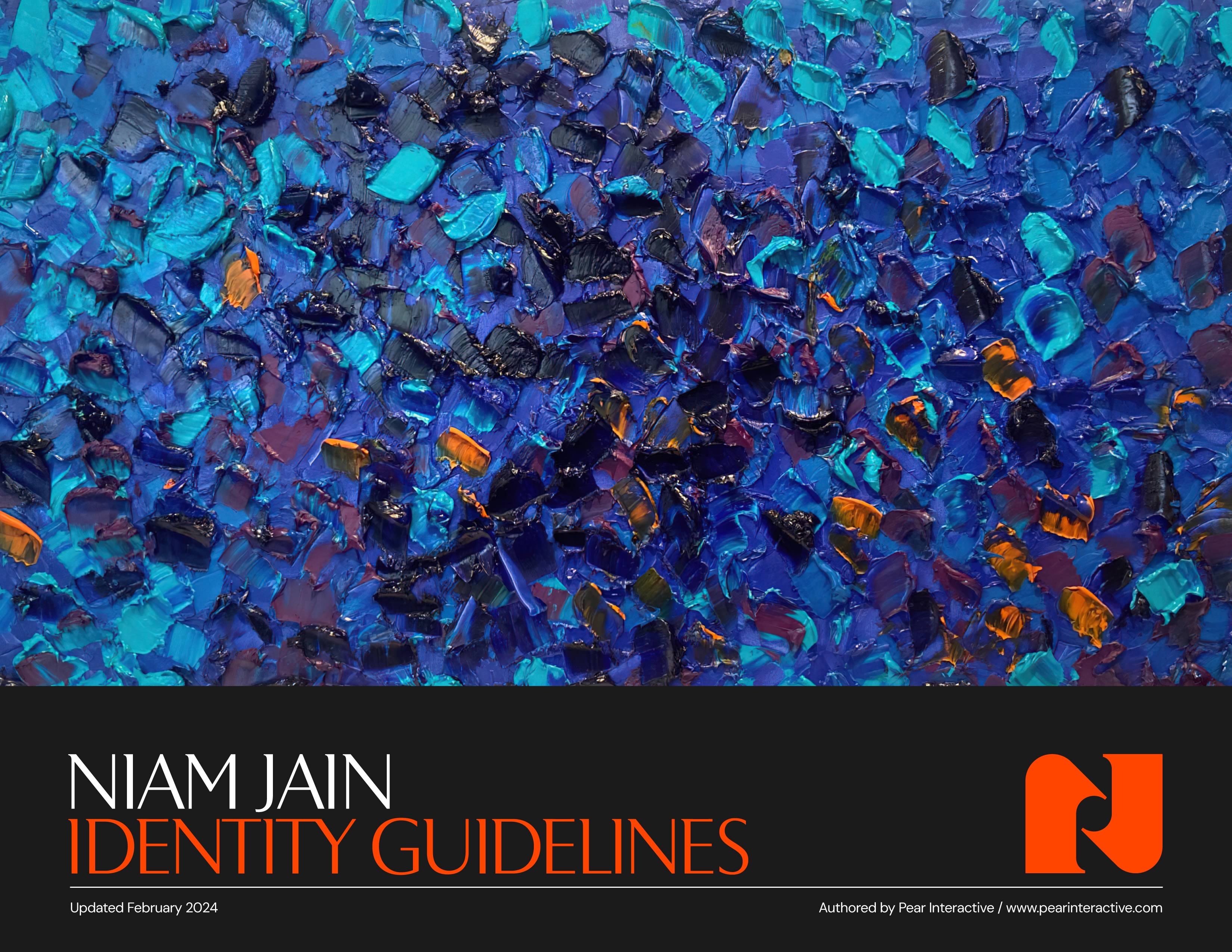 Niam Jain brand guidelines cover