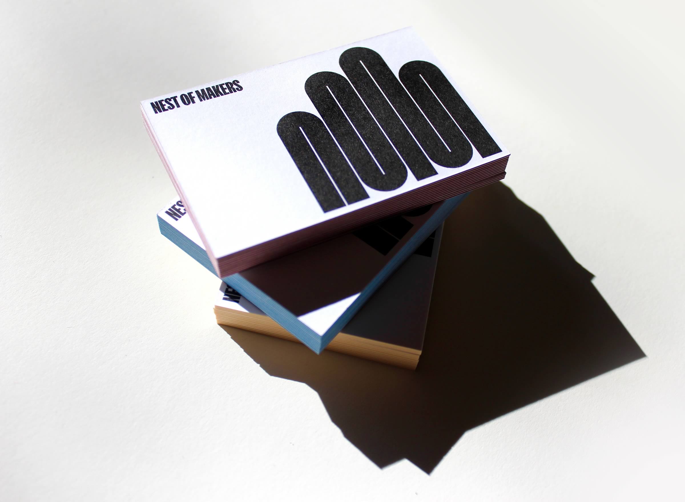 Nest of Makers business cards