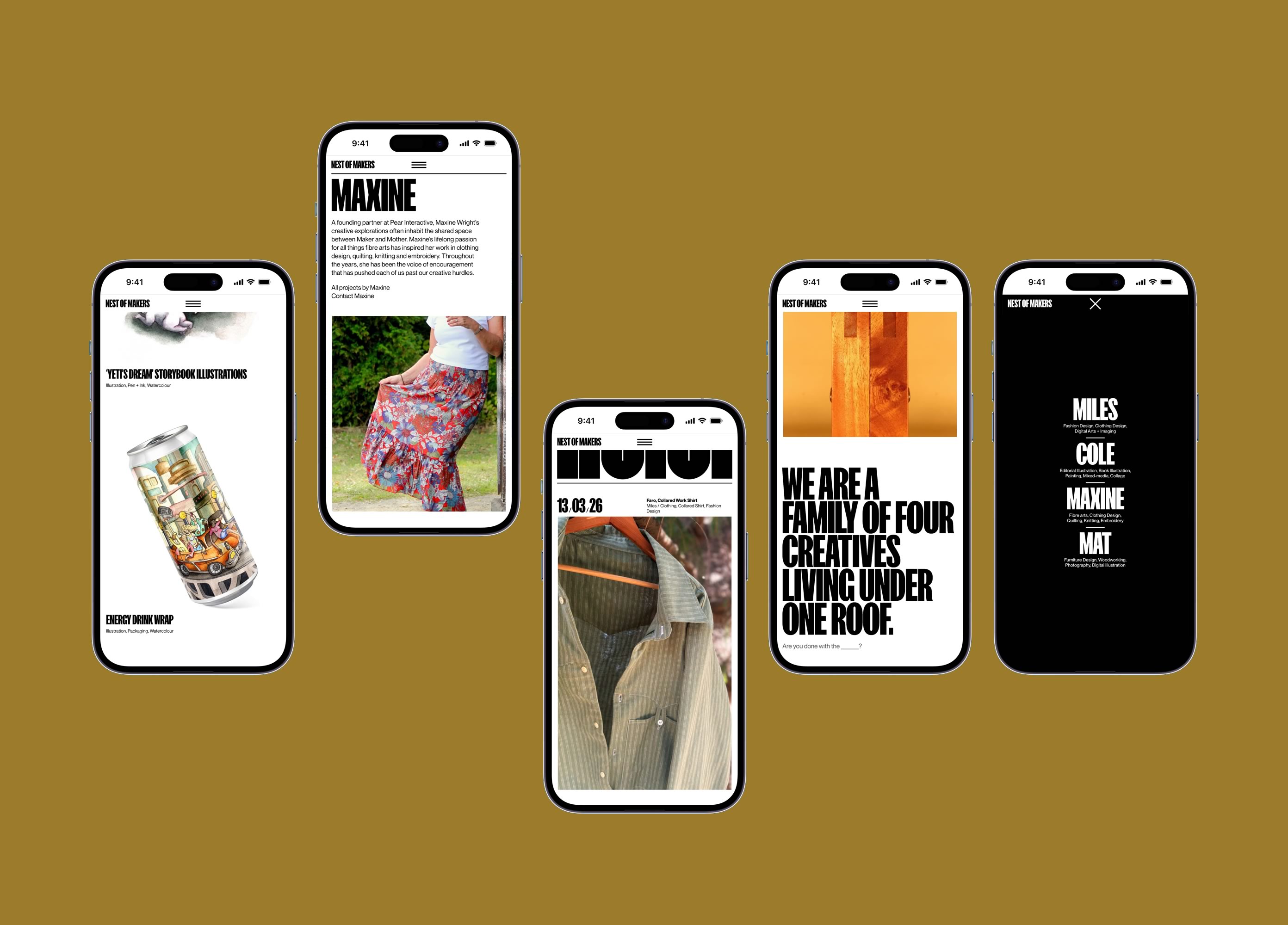 Website mobile views