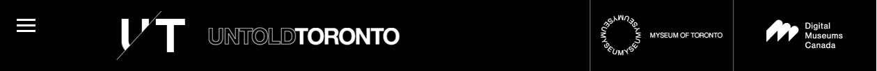 Untold Toronto website header and navigation